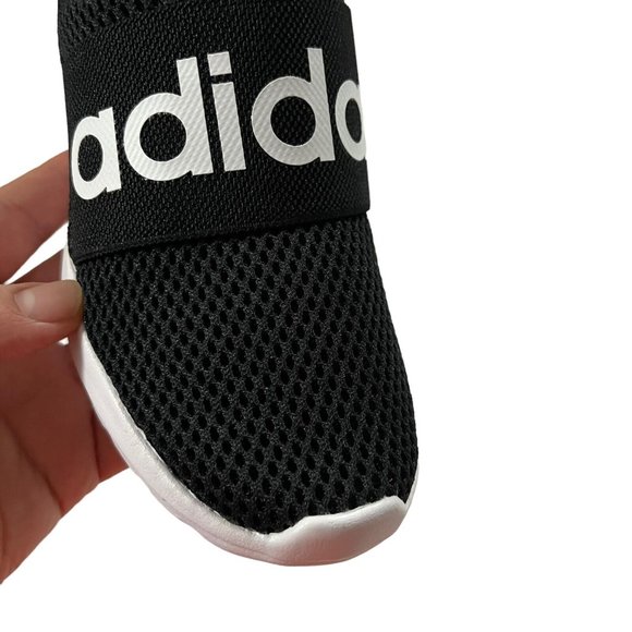 Adidas Lite Racer Boys Slip on Sneakers Size 3 Black Lightweight & Comfortable - Picture 9 of 14